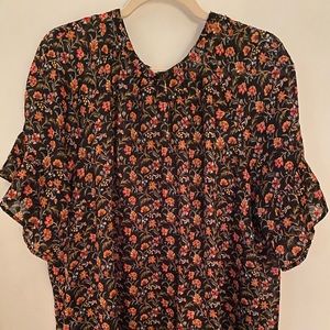 LOFT Floral Blouse
